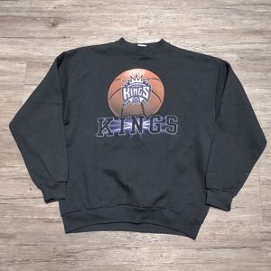 Vintage 90s Sacramento Kings Crewneck Sweatshirt size Large